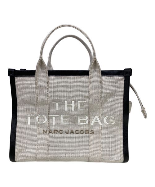 MARC JACOBS（マークジェイコブス）MARC JACOBS (マークジェイコブス) THE TOTE バッグ ベージュの古着・服飾アイテム