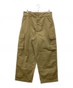 JOHNBULLジョンブル）の古着「FRENCH ARMY FIELD TROUSERS」｜カーキ