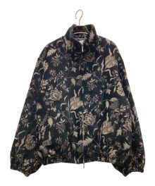 superNova（スーパーノヴァ）の古着「Velvet jacquard Track jacket」｜ブラック