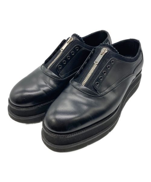 foot the coacher（フットザコーチャー）foot the coacher (フットザコーチャー) GLOXI ZIP SHOES ブラック サイズ:7の古着・服飾アイテム