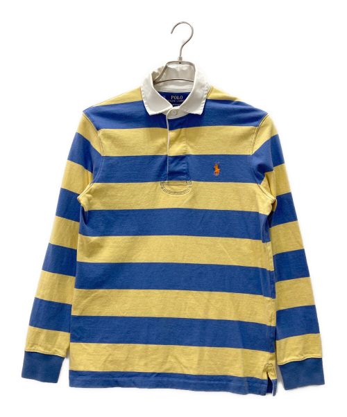 POLO RALPH LAUREN（ポロ・ラルフローレン）POLO RALPH LAUREN (ポロ・ラルフローレン) ラガーシャツ イエロー×ブルー サイズ:Mの古着・服飾アイテム