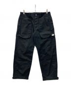 SASSAFRASササフラス）の古着「Digs Crew Pants」｜ブラック