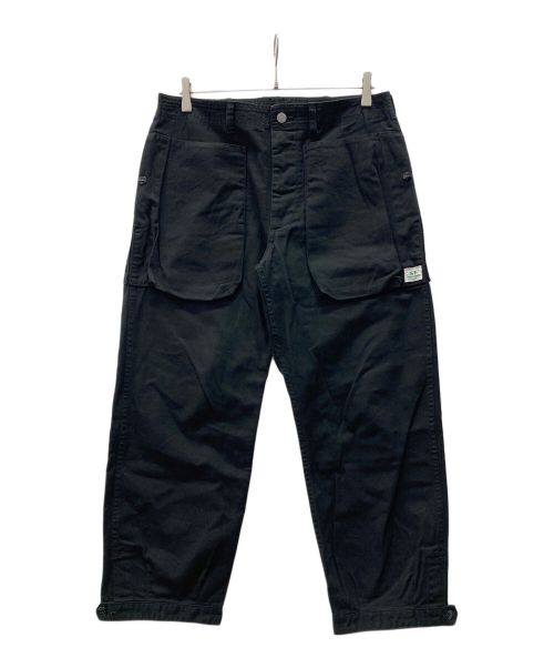 SASSAFRAS（ササフラス）SASSAFRAS (ササフラス) Digs Crew Pants ブラック サイズ:Lの古着・服飾アイテム