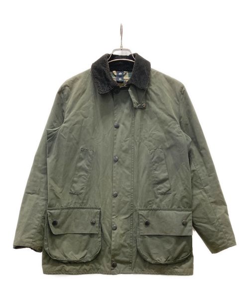 Barbour（バブアー）Barbour (バブアー) CLASSIC BEWICK オイルドジャケット グリーン×ブラック サイズ:C38の古着・服飾アイテム