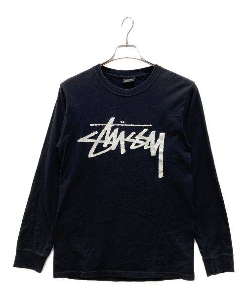 stussy（ステューシー）stussy (ステューシー) ロングスリーブカットソー ブラック サイズ:Sの古着・服飾アイテム