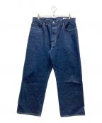 Ron Hermanロンハーマン）の古着「WW II Raw Denim Wide Pantsデニムパンツ」｜ネイビー