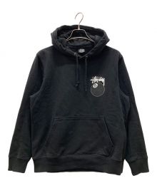 stussy（ステューシー）の古着「8ボールパーカー」｜ブラック