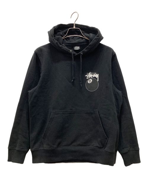 stussy（ステューシー）stussy (ステューシー) 8ボールパーカー ブラック サイズ:Sの古着・服飾アイテム