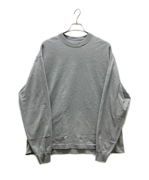 KAPTAIN SUNSHINE（キャプテンサンシャイン）KAPTAIN SUNSHINE (キャプテンサンシャイン) Suvin Supima Tube L/S Tee Heavy グレー サイズ:42の古着・服飾アイテム