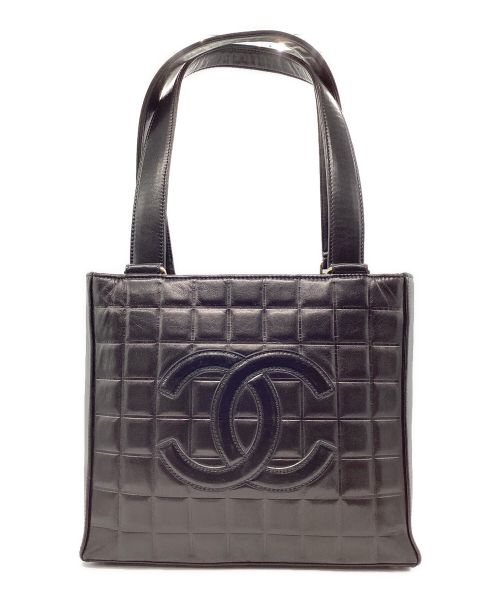 CHANEL（シャネル）CHANEL (シャネル) CHOCO BAR TOTE/チョコバートートバッグ ブラックの古着・服飾アイテム