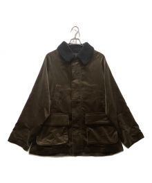 juha（ユハ）の古着「BOA COLLAR CORDUROY JACKET」｜オリーブ