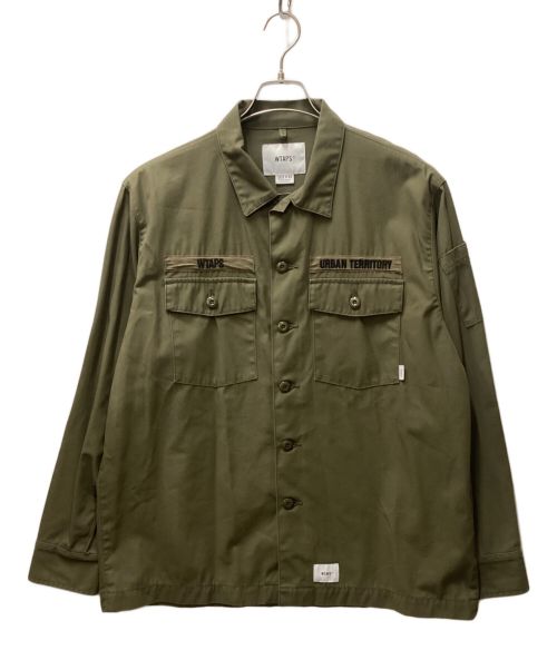 WTAPS（ダブルタップス）WTAPS (ダブルタップス) ミリタリージャケット グリーン サイズ:03の古着・服飾アイテム