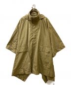 BOUTIQUE TOKYO DRESSブティックトウキョウドレス）の古着「hoodie poncho/フーディーポンチョ」｜ベージュ