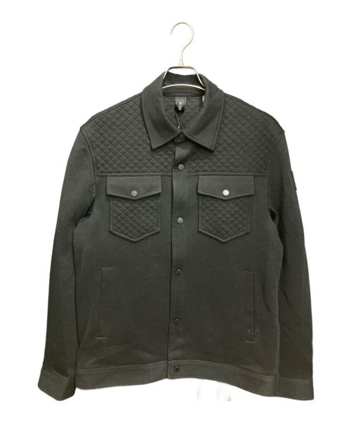 MOOSE KNUCKLES（ムース ナックルズ）MOOSE KNUCKLES (ムース ナックルズ) Woodland Trucker Over Shirt/ボンディングトラッカージャケット ブラック サイズ:Sの古着・服飾アイテム