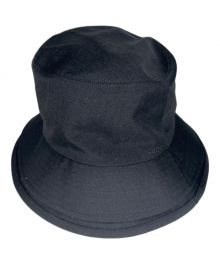 sacai（サカイ）の古着「Double Brim Bucket Hat/ダブルブリムバケットハット」｜ブラック