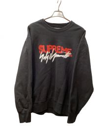 SUPREME×YOHJI YAMAMOTO（シュプリーム×ヨウジヤマモト）の古着「Crewneck Black/コラボロゴスウェット」｜ブラック