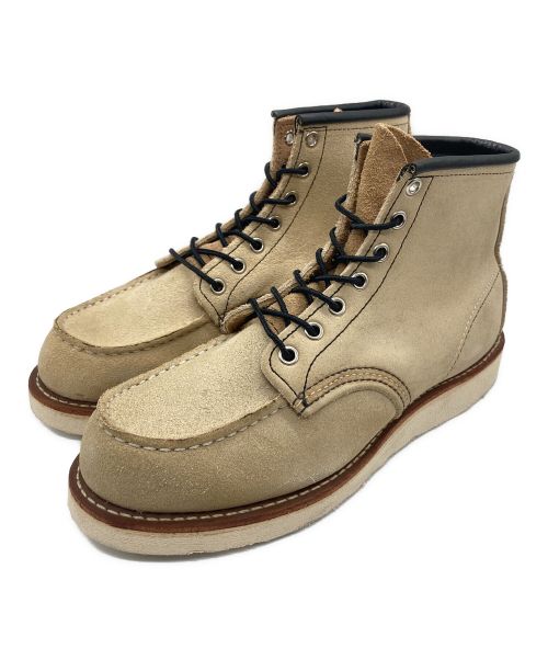 RED WING（レッドウィング）RED WING (レッドウィング) スウェード 6インチ クラシックモック ベージュ サイズ:US7.5の古着・服飾アイテム