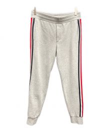 MONCLER（モンクレール）の古着「PANTALONE SWEAT BOTTOMS/ラインスウェットパンツ」｜グレー