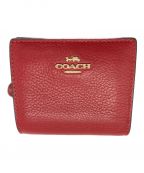 COACHコーチ）の古着「財布」｜レッド