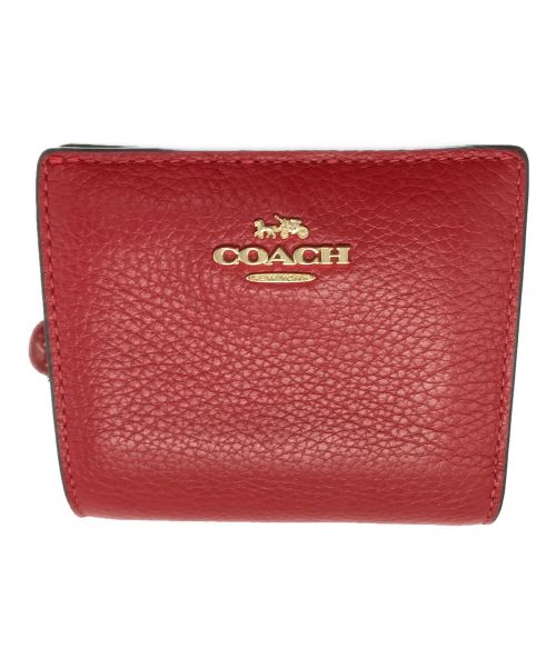 COACH（コーチ）COACH (コーチ) 財布 レッドの古着・服飾アイテム