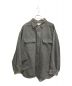 Poliquant（ポリクアント）の古着「THE DEFORMED DENIM FATIGUE SHIRT JACKET/デニムファティーグシャツジャケット」｜ブラック