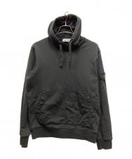 STONE ISLAND (ストーンアイランド) プルオーバーパーカー ブラック サイズ:L