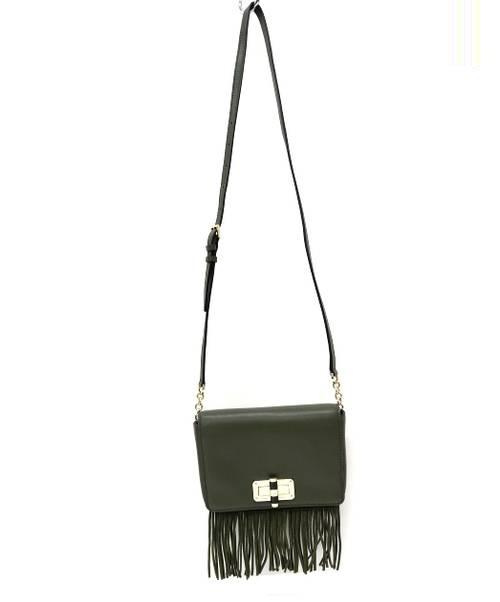 中古 古着通販 Diane Von Furstenberg ダイアンフォンファステンバーグ フリンジショルダーバッグ オリーブ Gray Blini Fringe Lthr ブランド 古着通販 トレファク公式 Trefac Fashion