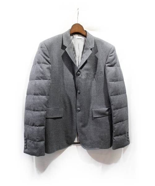 中古 古着通販 Thom Browne トム ブラウン ダウンスリーブテーラードジャケット グレー サイズ 2 ブランド 古着通販 トレファク公式 Trefac Fashion