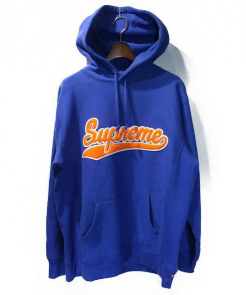 supreme chenille script hoodie