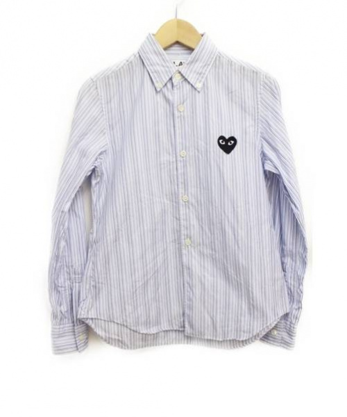 中古 古着通販 Play Comme Des Garcons プレイ コムデギャルソン ボタンダウンシャツ スカイブルー サイズ Xs ブランド 古着通販 トレファク公式 Trefac Fashion