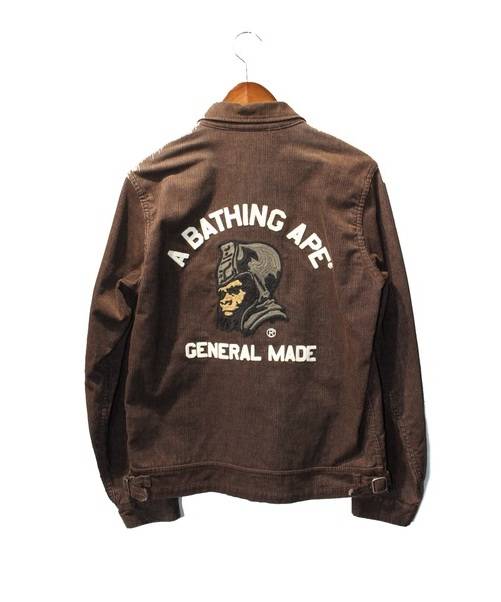 新品 A bathing ape BAPE コーデュロイjacketブルゾン - library