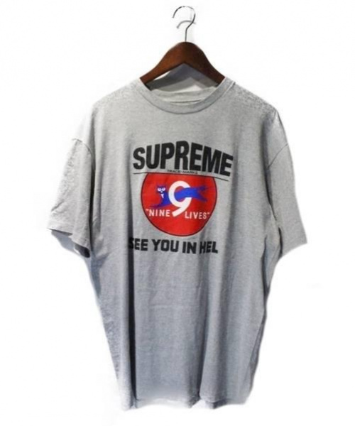 supreme 9 lives tee