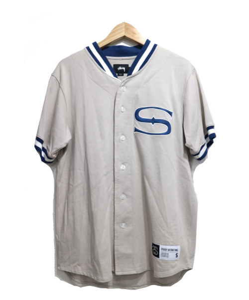 中古 古着通販 Stussy ステューシ ベースボールシャツ グレー サイズ Size S ブランド 古着通販 トレファク公式 Trefac Fashion