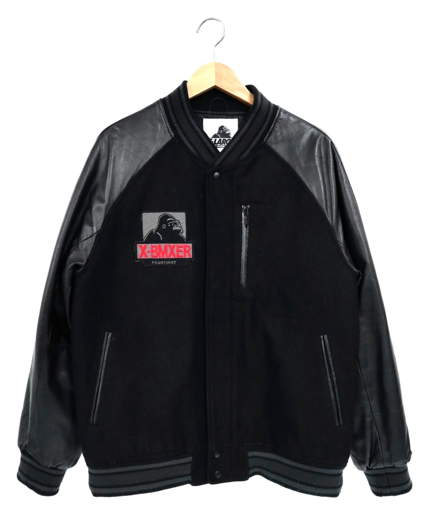 くすみ水色 XLARGE × 430 X-BMXER VARSITY JACKET | www.thesheltered.org