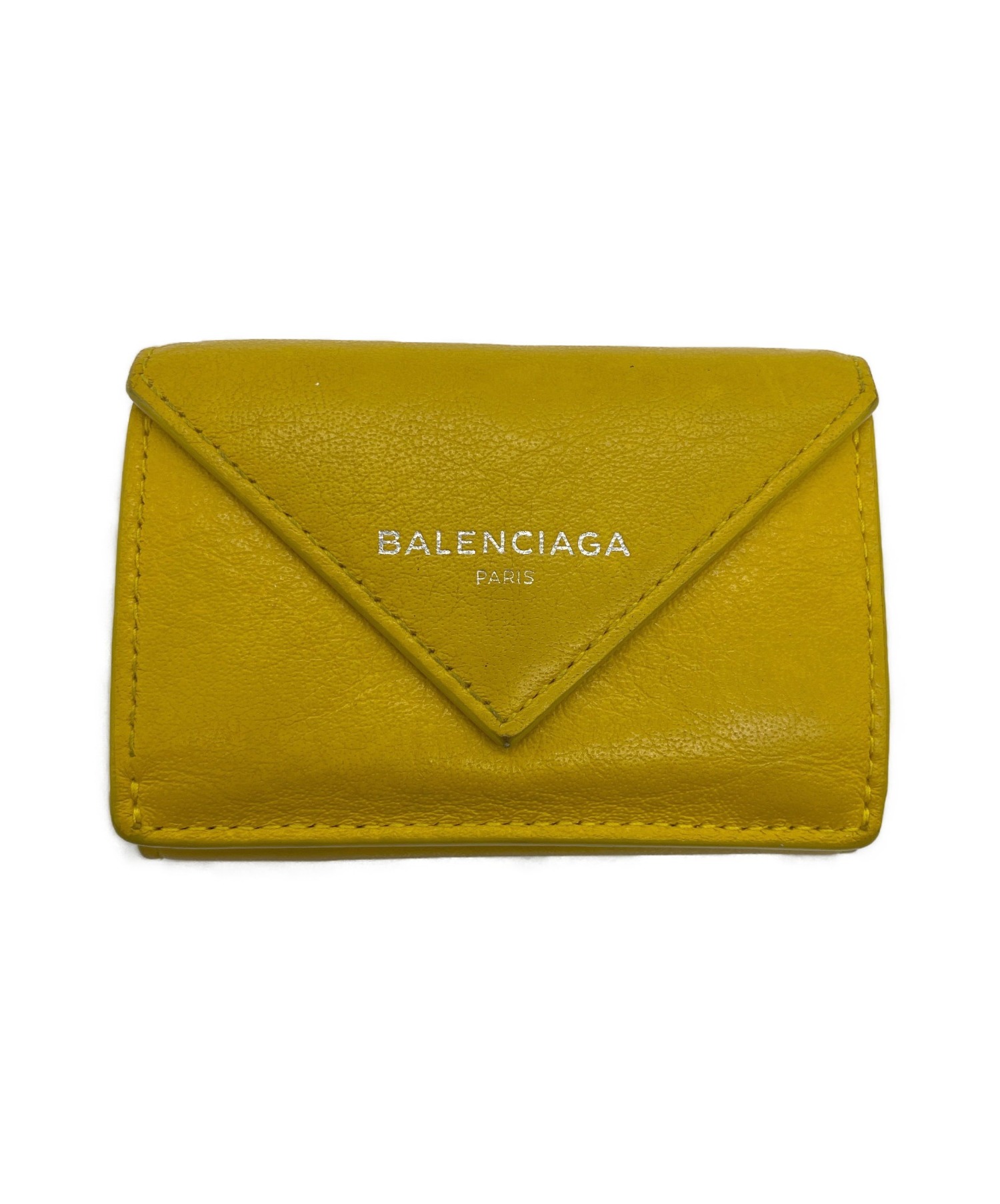 中古 古着通販 Balenciaga バレンシアガ 財布 イエロー 7112 Z ブランド 古着通販 トレファク公式 Trefac Fashion