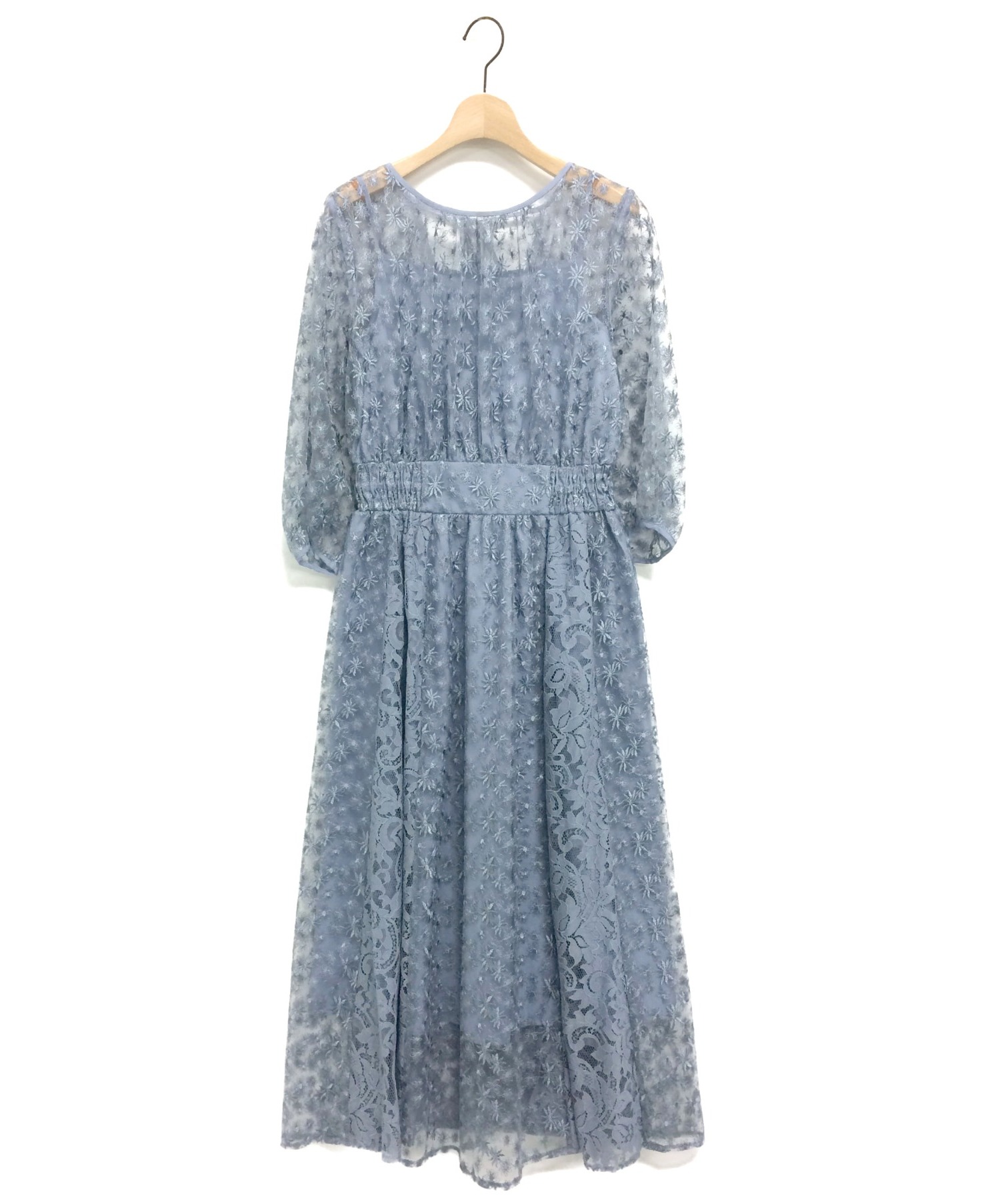 中古 古着通販 Jill By Jillstuart ジルバイジルスチュアート チュールエンブロイダリーワンピース サイズ Fr 参考価格 18 100 税 ブランド 古着通販 トレファク公式 Trefac Fashion