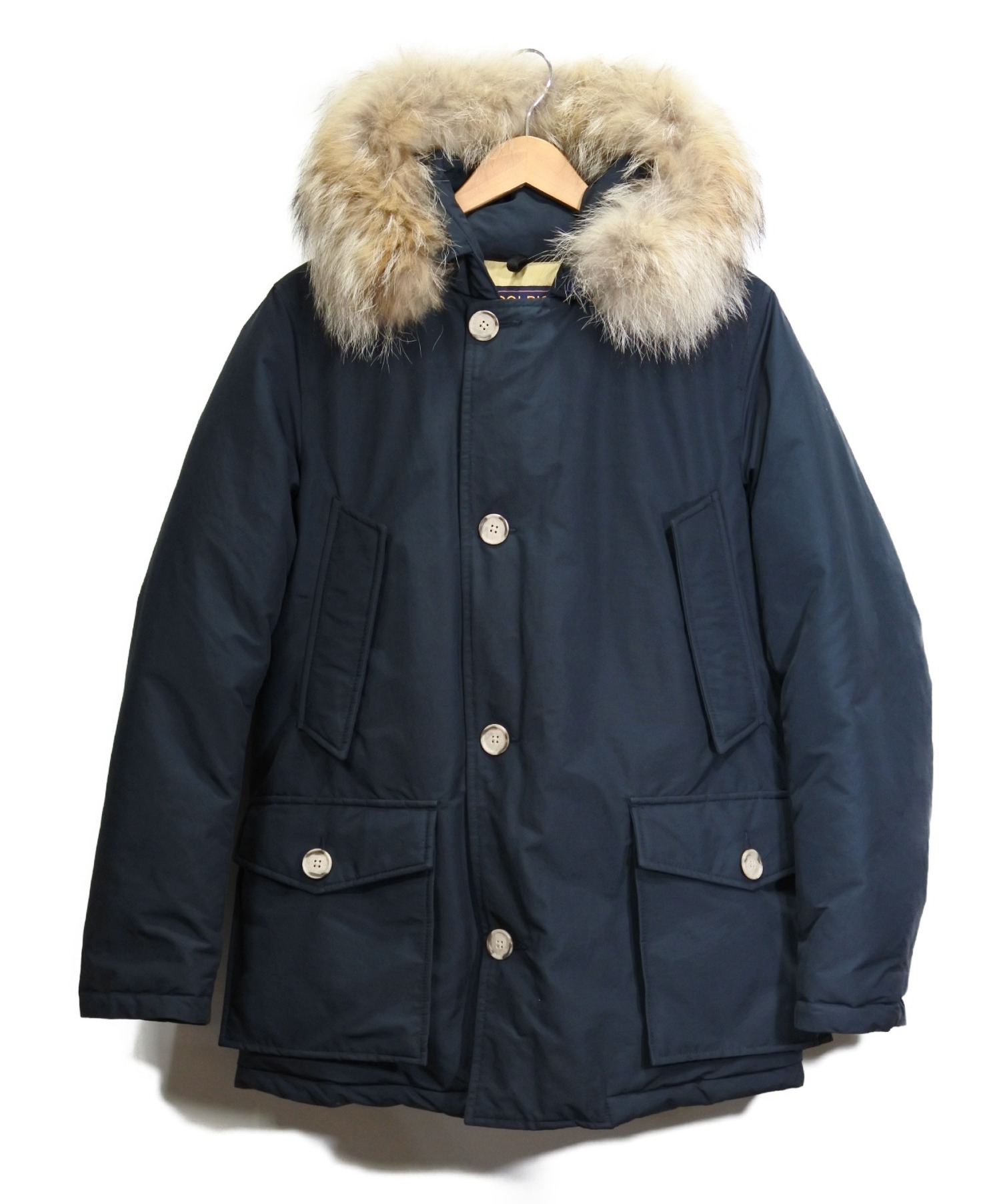 WOOLRICH ダウンジャケット ファー付き ブラウン 茶色 Lサイズ 極暖+