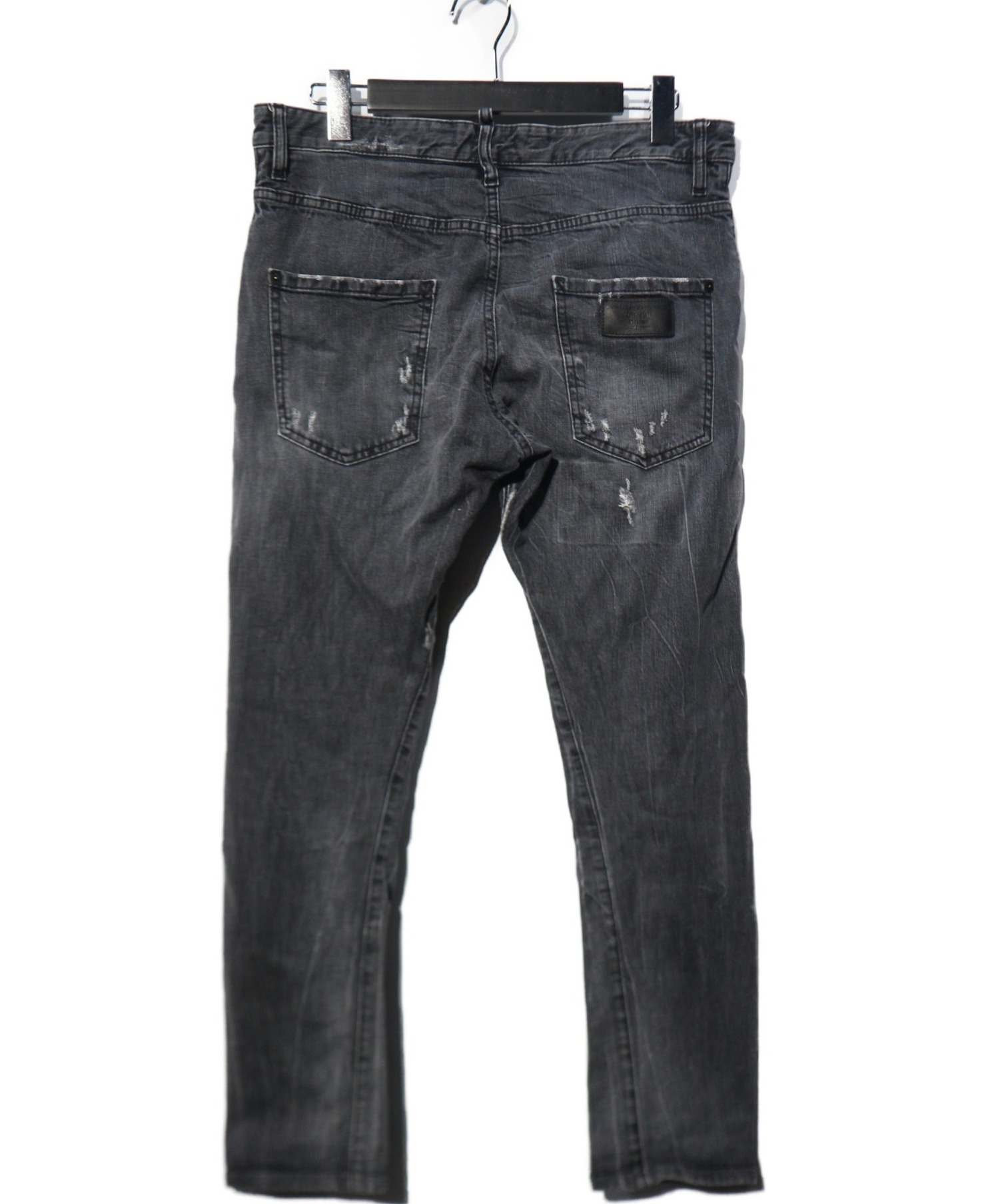 中古 古着通販 Dsquared2 ディースクエアード Classic Kenny Twist Jean デニ ブラック サイズ 48 Kenny Jean S71lb0151 16aw ブランド 古着通販 トレファク公式 Trefac Fashion