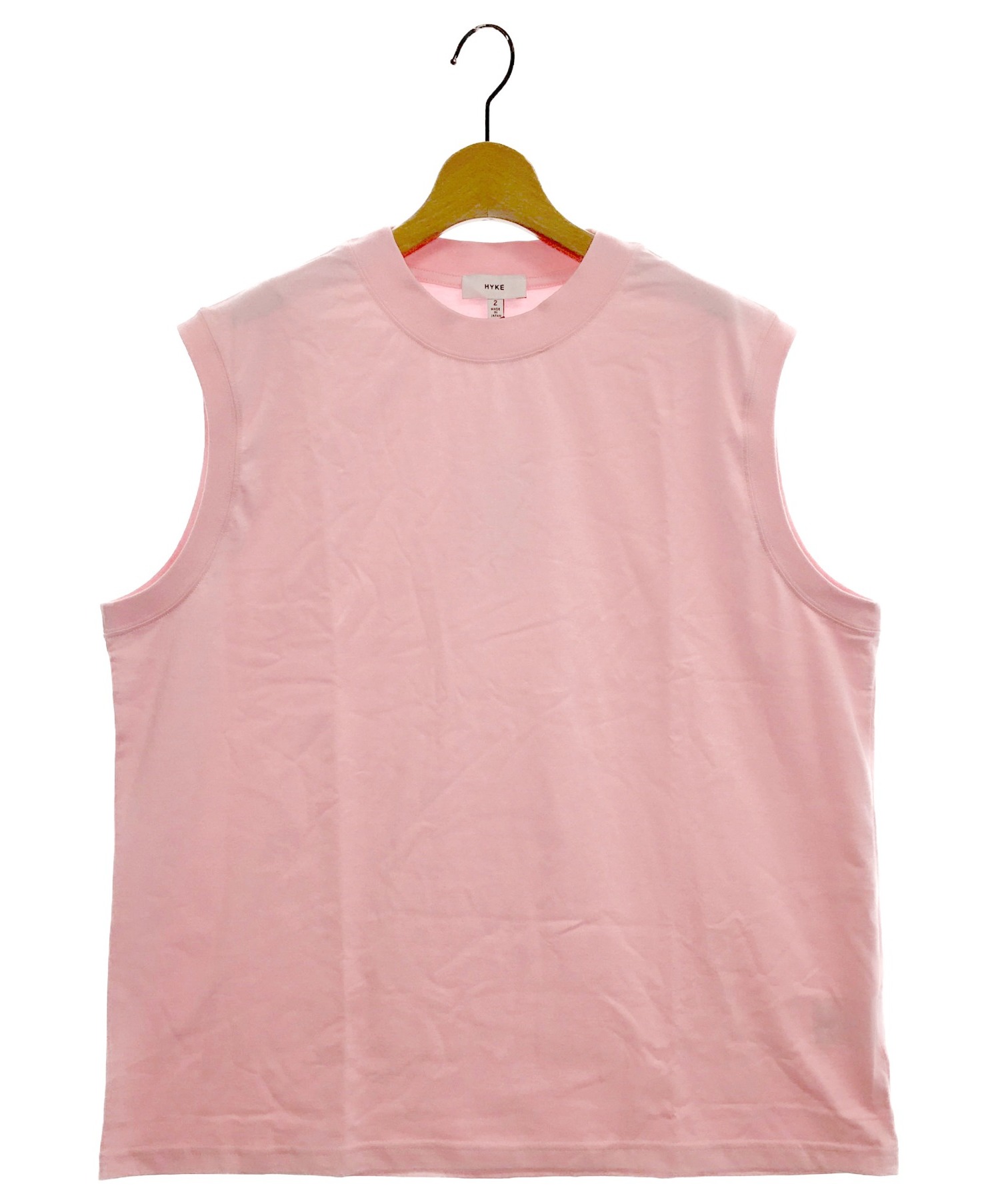 中古 古着通販 Hyke ハイク ビッグフィットスリーブレスtシャツ ピンク サイズ 2 ブランド 古着通販 トレファク公式 Trefac Fashion