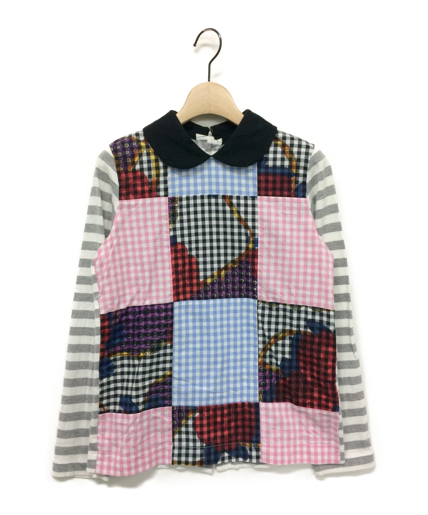 tricot COMME des GARCONS パッチワーク - greatriverarts.com