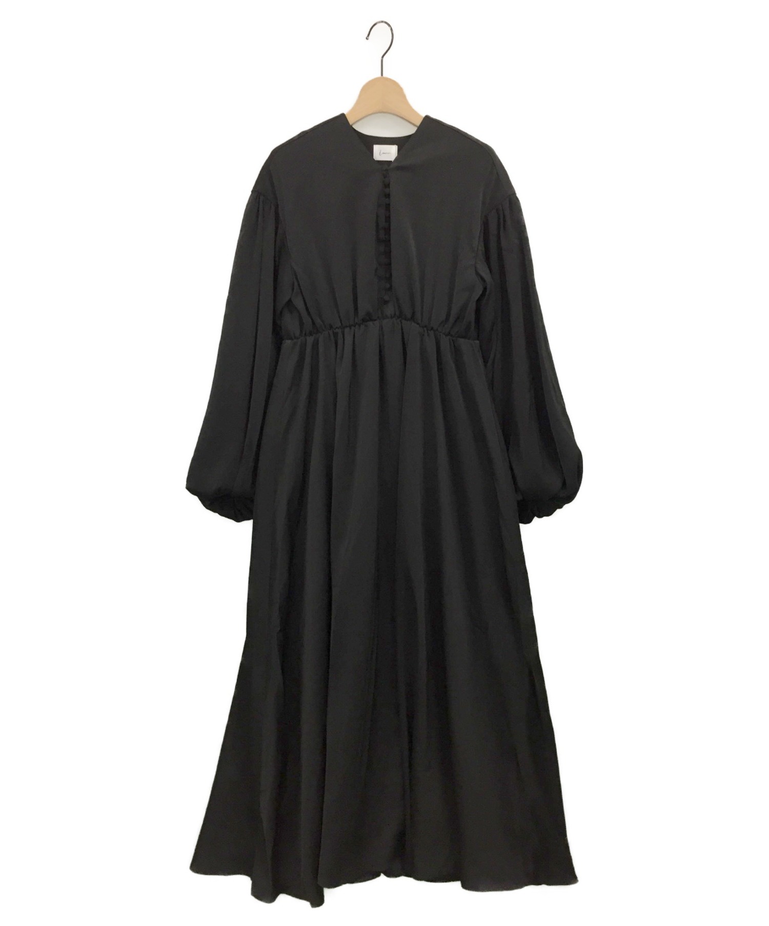 限定数特別価格 louren ローレン volume flare dress (black) | www.mizenplace.com