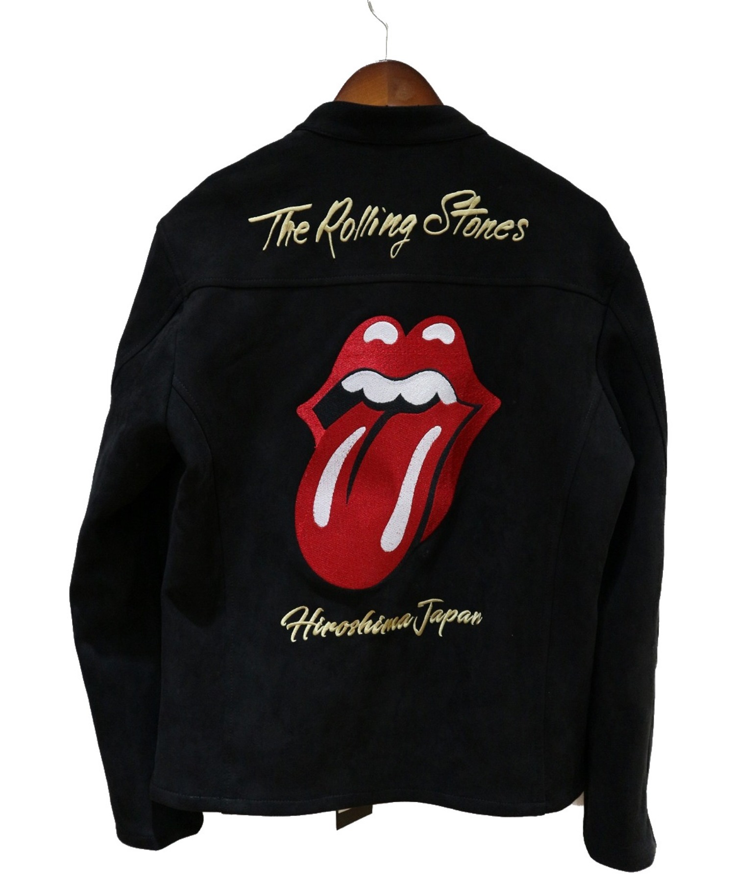 中古 古着通販 The Rolling Stones Jack Rose Vintage ローリングストーンズ ジャックローズ スウェードタッチブルゾン ブラック サイズ L 未使用品 ブランド 古着通販 トレファク公式 Trefac Fashion