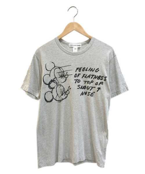 中古 古着通販 Comme Des Garcons Shirt コムデギャルソンシャツ ミッキーtシャツ グレー サイズ S Disney ディズニーコラボ ブランド 古着通販 トレファク公式 Trefac Fashion