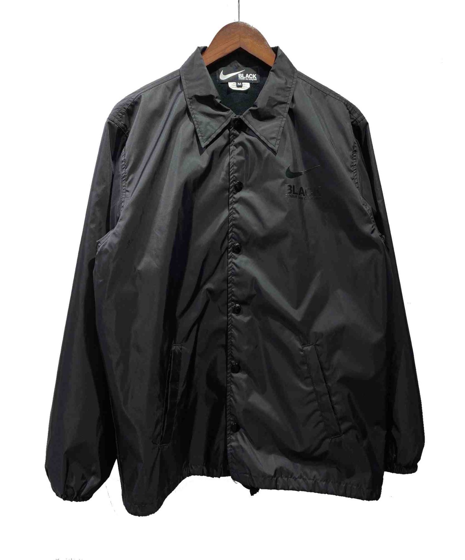 BLACK COMME des GARCONS (ブラックコムデギャルソン) 20SS ナイロンタフタコーチジャケット ブラック サイズ:M