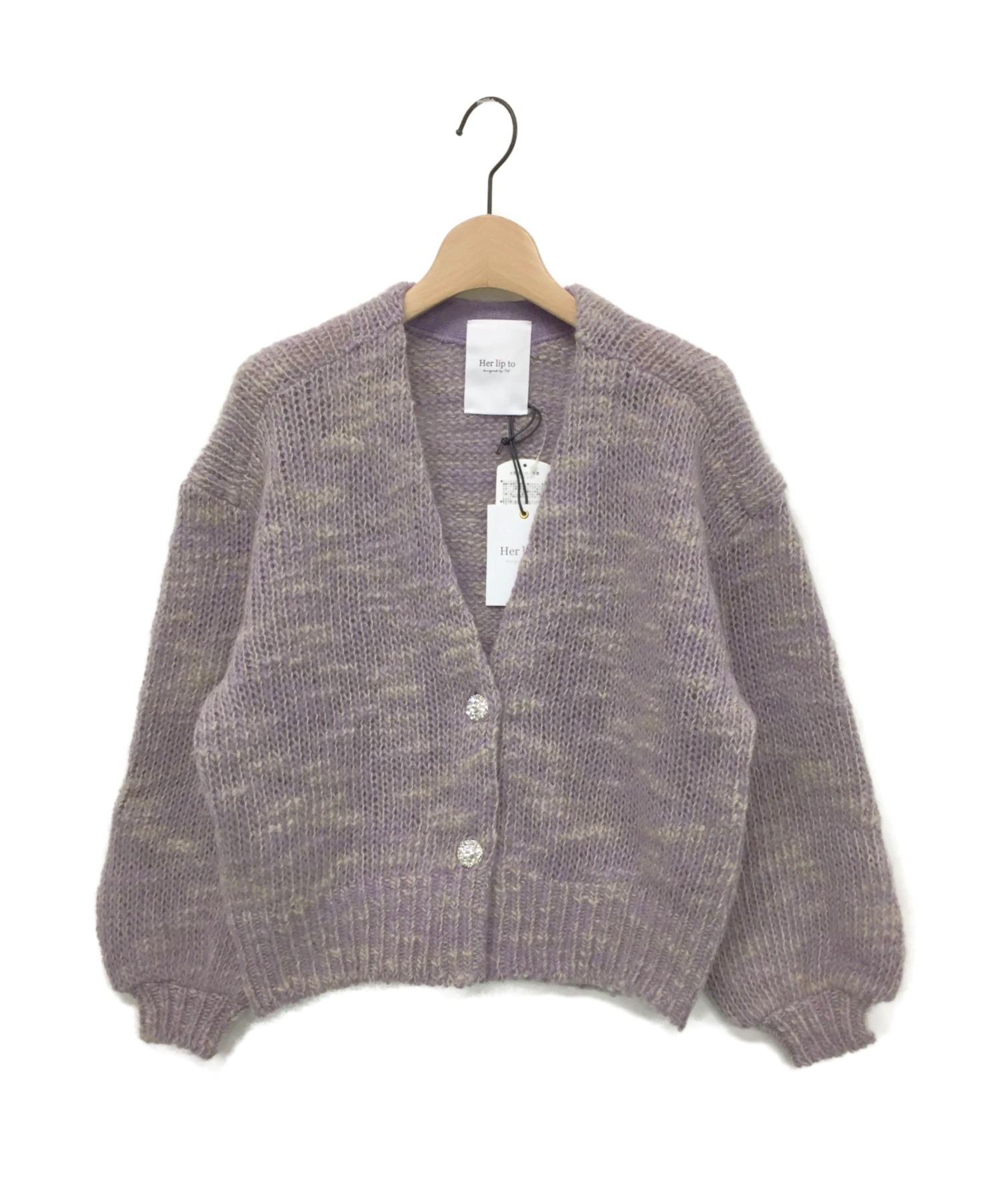 Her lip to／Crillon Boucle Cardigan／ハーリップトゥ Yahoo!フリマ