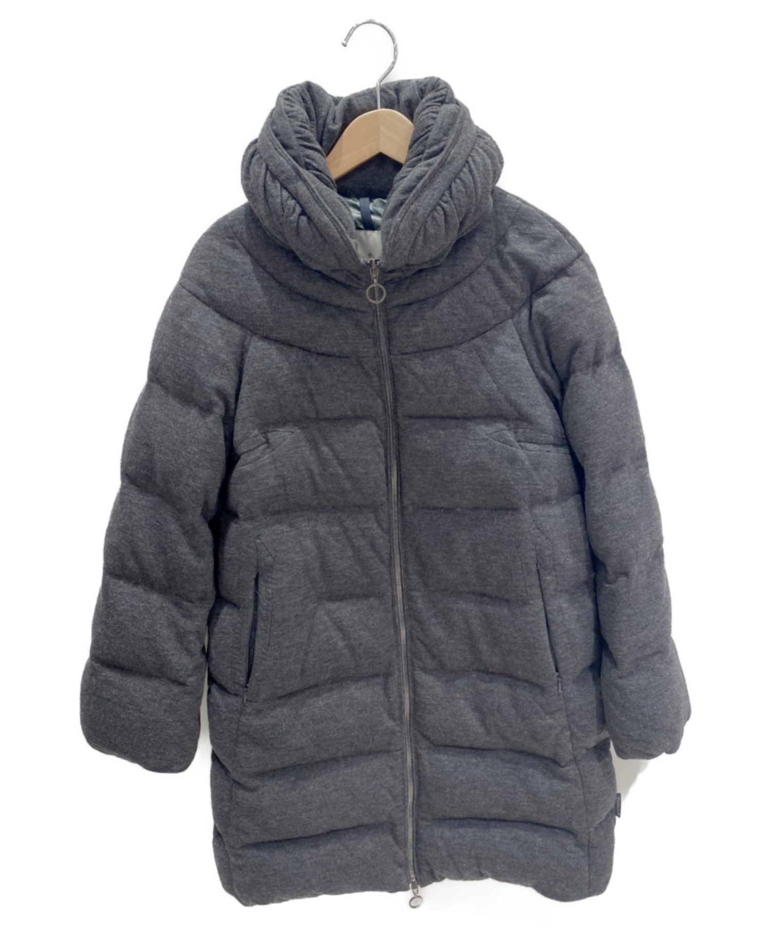 中古 古着通販 Moncler モンクレール ウールダウンコート グレー Briance ブランド 古着通販 トレファク公式 Trefac Fashion