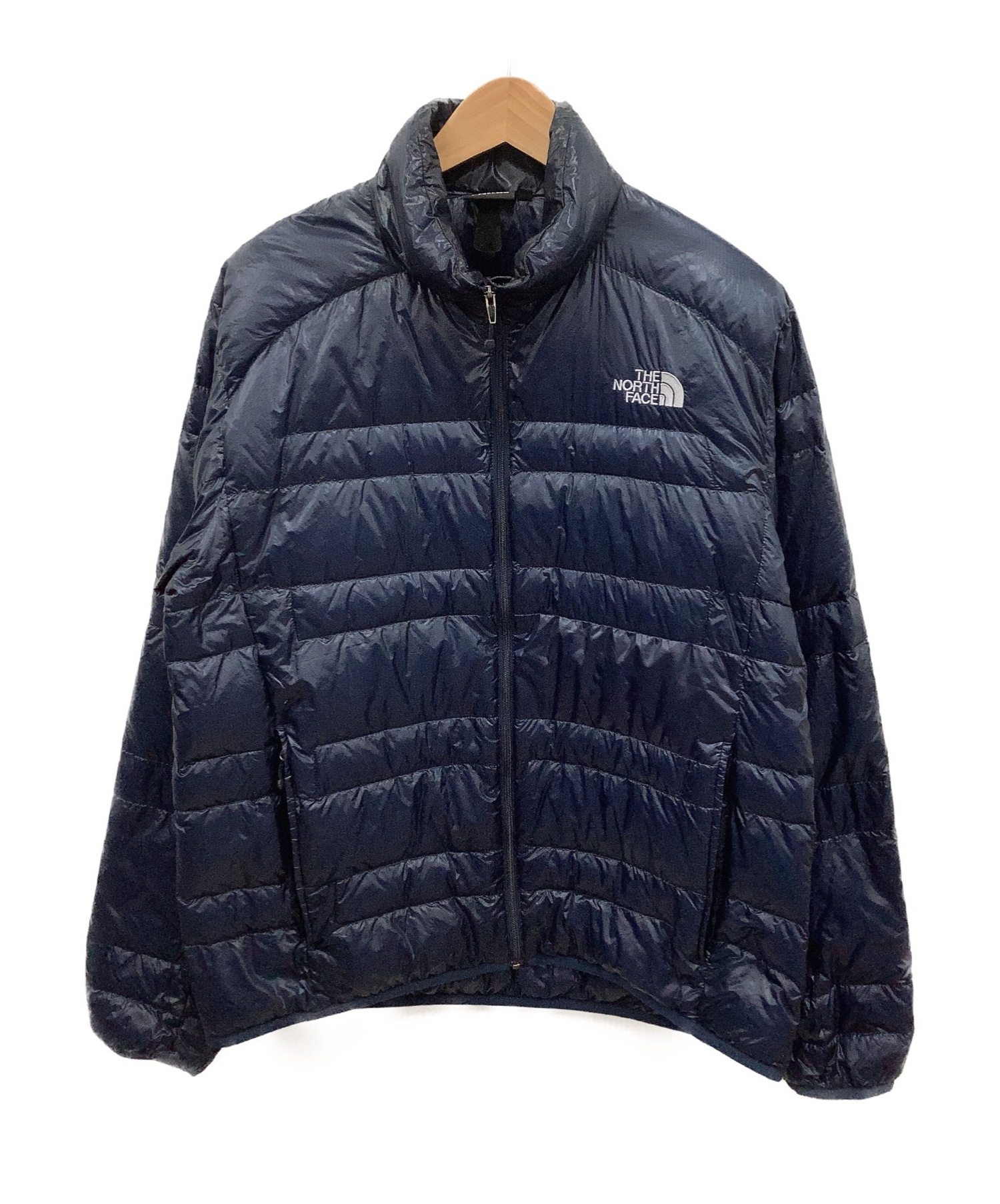 中古 古着通販 The North Face ザ ノース フェイス ライトヒートジャケット ネイビー サイズ L ブランド 古着通販 トレファク公式 Trefac Fashion