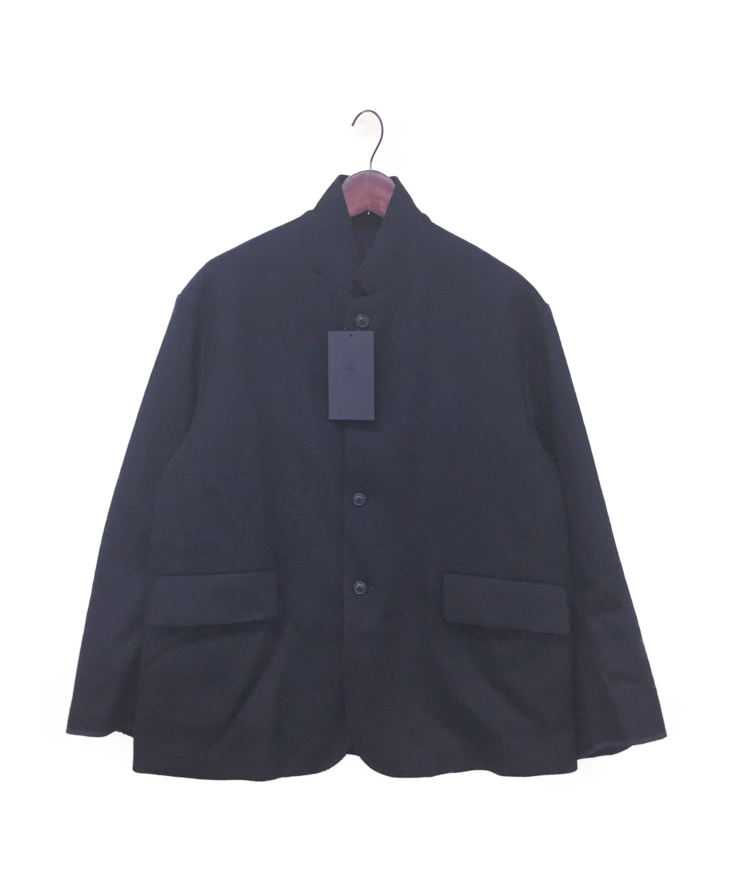 URU tokyo 19AW wool over jacket 2 navy - テーラードジャケット