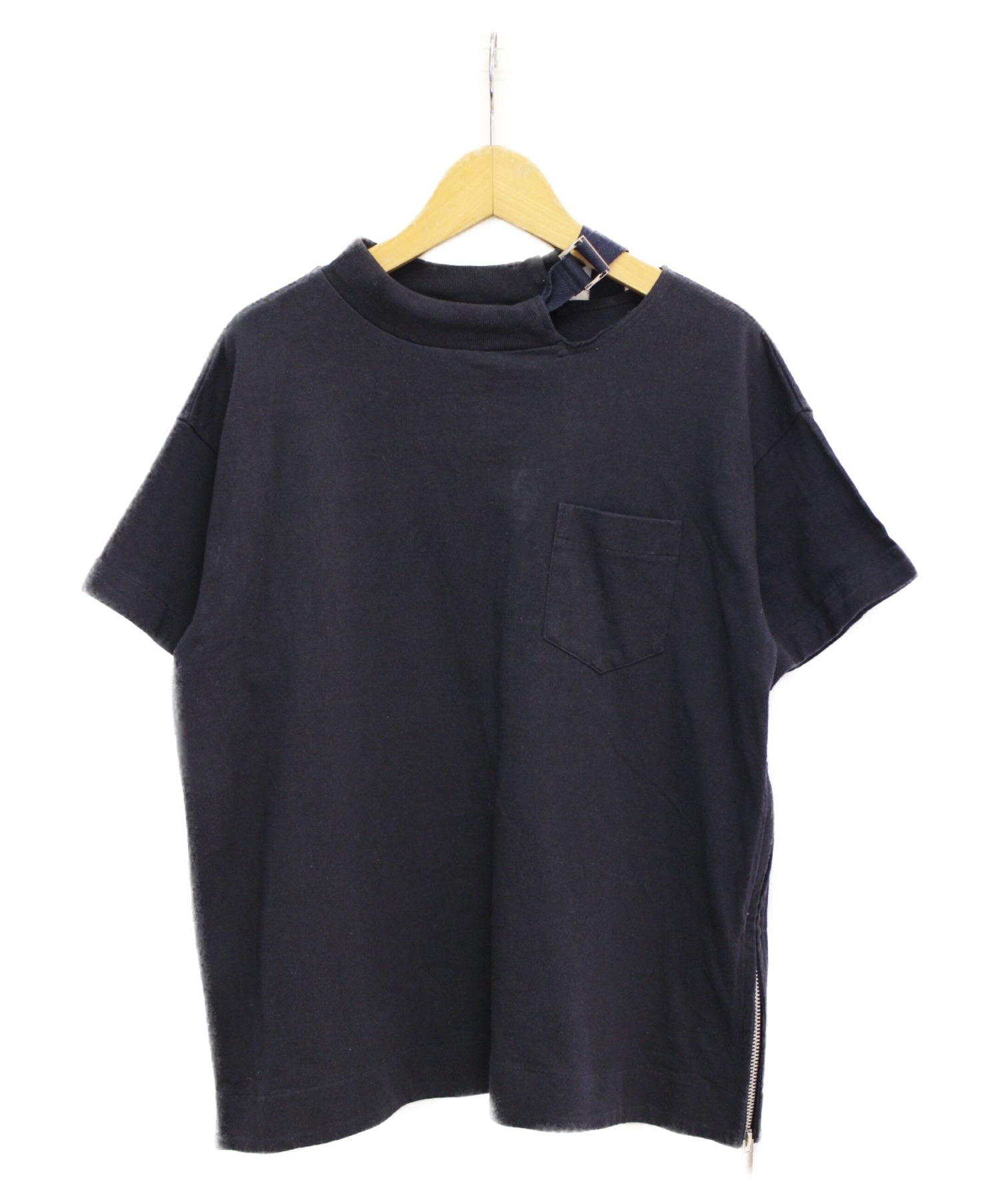 sacai - sacai サカイ Tシャツ・カットソー 1(S位) 紺 【古着】【中古