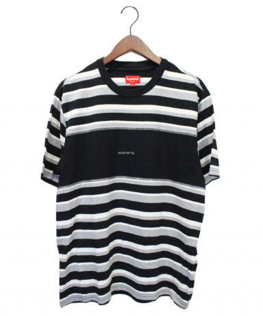 Tシャツ/カットソー(半袖/袖なし)Supreme Blocked Stripe S/S Top   Large